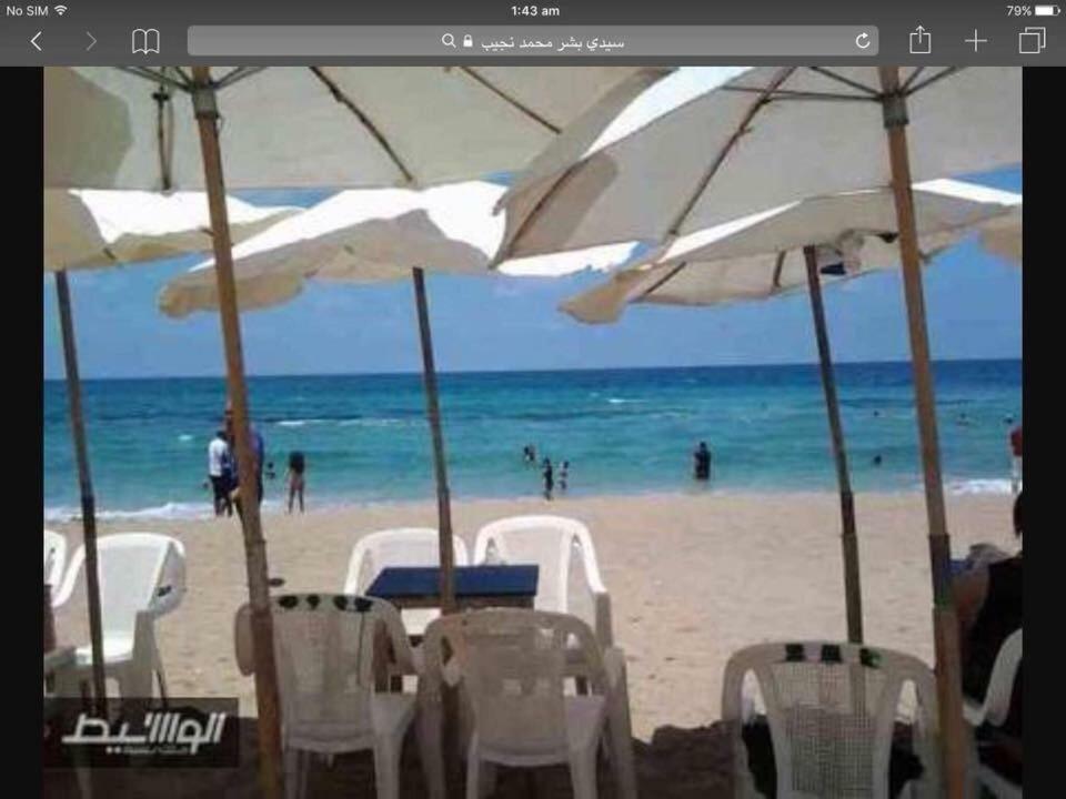 Cozy New 2 Bd Amazing Beach View Next To Hilton Hotel Family Only !العائلات فقط Alexandrie Exteriér fotografie